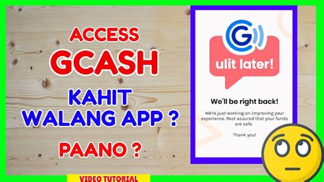 GCash Down: How to Access GCash Account without the Gcash .